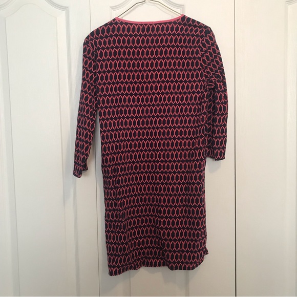 J Crew navy and pink tunic size xs - Picture 2 of 7